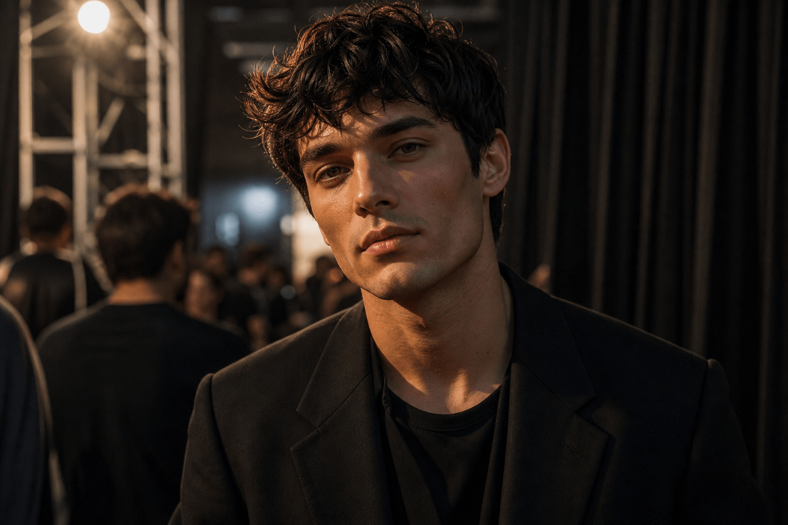 Liam Carter runway event portrait