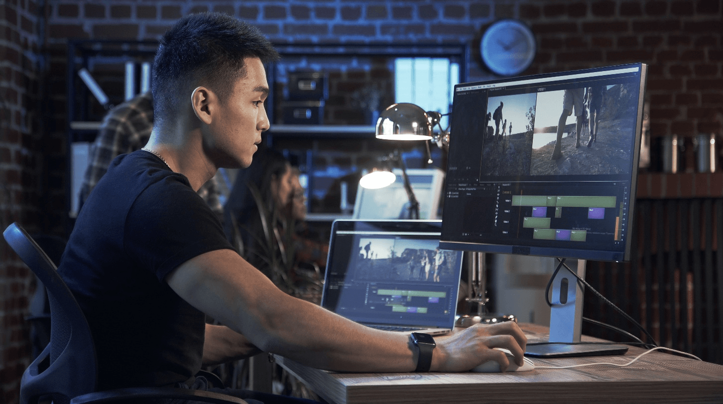 Remote coaching review in a screening room
